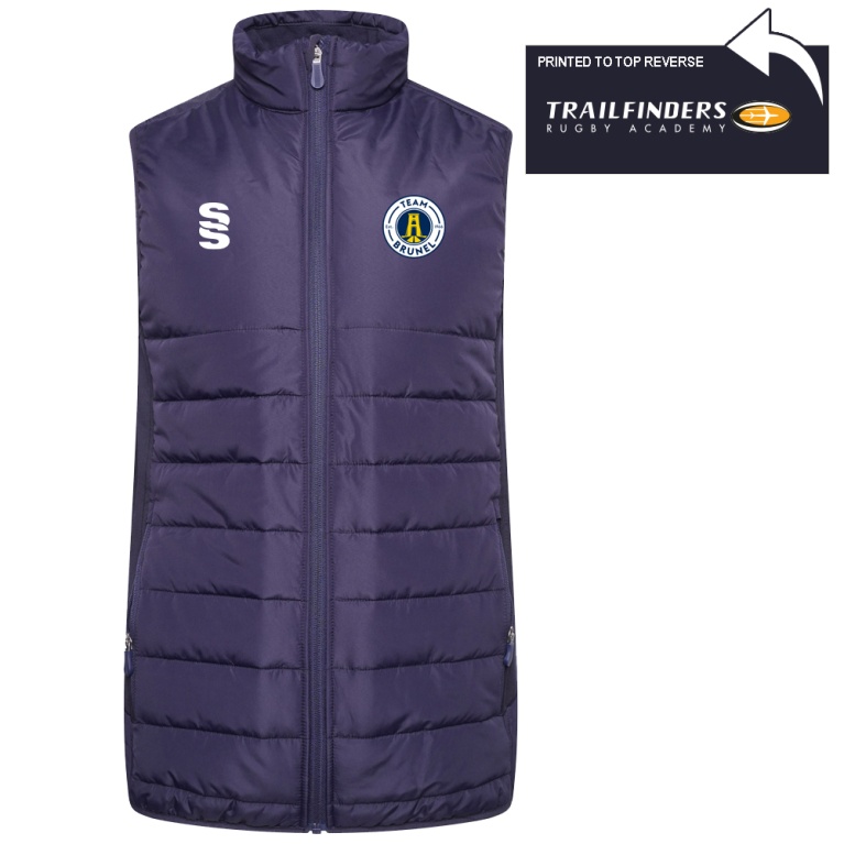 Brunel and Ealing Trailfinders Rugby - Padded Bodywarmer - Unisex Fit