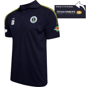 Brunel University and Ealing Trailfinders Rugby Dual Solid Colour Polo : Navy