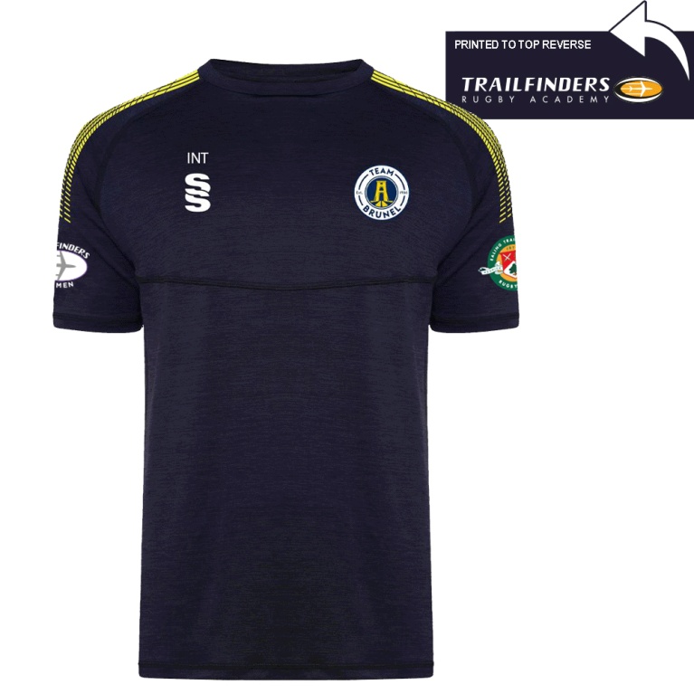 Dual Gym T-shirt : Navy Melange