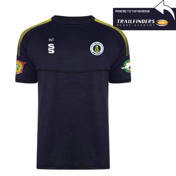 Brunel and Ealing Trailfinders Rugby - Women's Dual Gym T-shirt : Navy Melange (2nd)