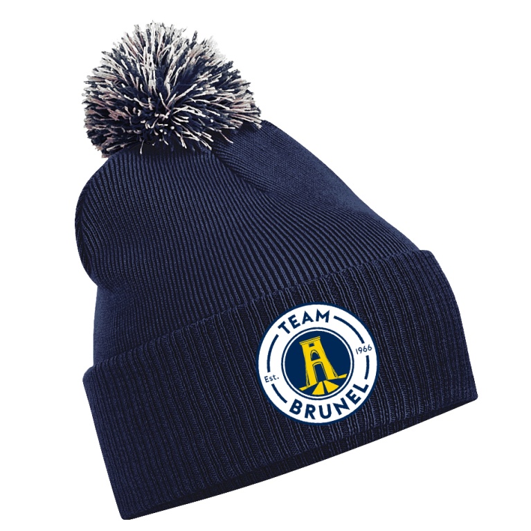Brunel University and Ealing Trailfinders Rugby Snowstar Beanie - Navy/Grey