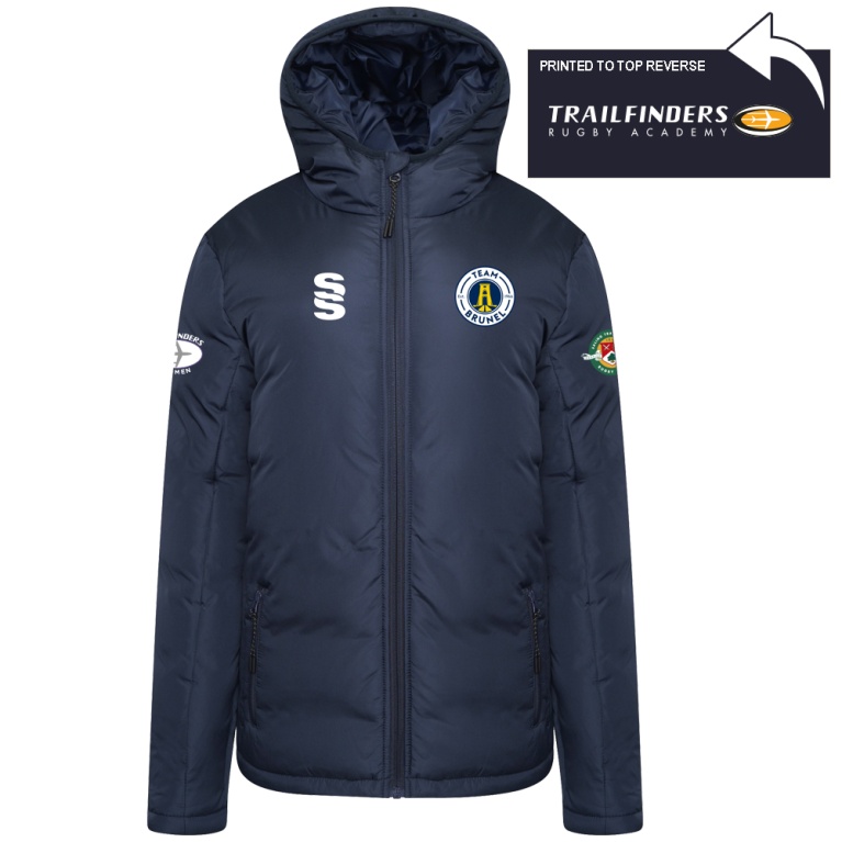 Brunel University and Ealing Trailfinders Rugby Ct Padded Jacket : Navy