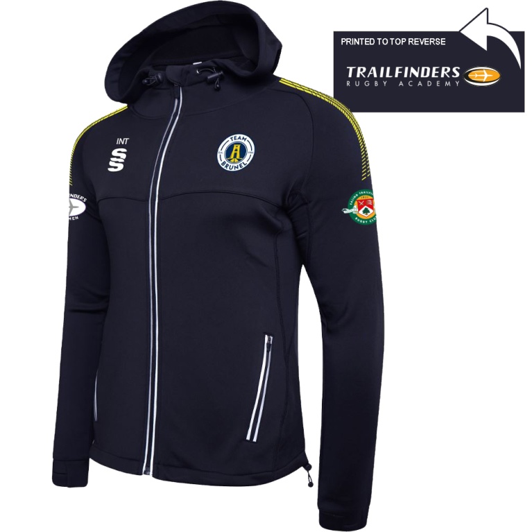 Brunel University and Ealing Trailfinders Rugby Dual Full Zip Hoody : Navy